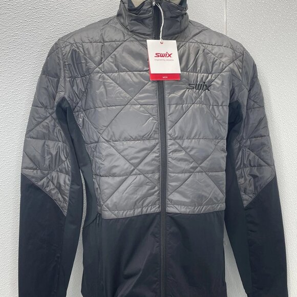 Swix Men's Infinity Hybrid Insulated Jacket Grey Size XL – NWT - Picture 1 of 6